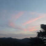 夕暮れの空がきれいだ（4）